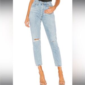 Agolde Jamie high rise straight jeans